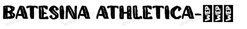 Batesina Athletica字体转换